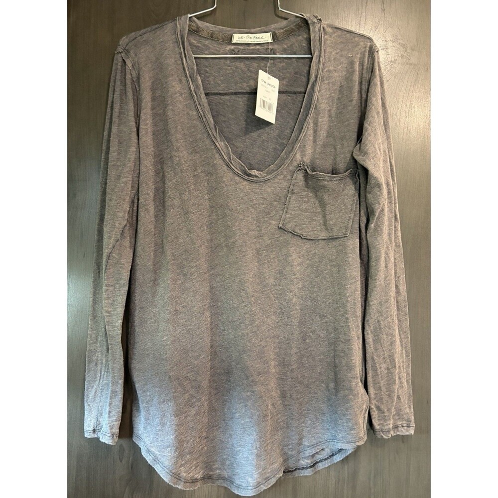 free people long sleeve t shirt Size XS